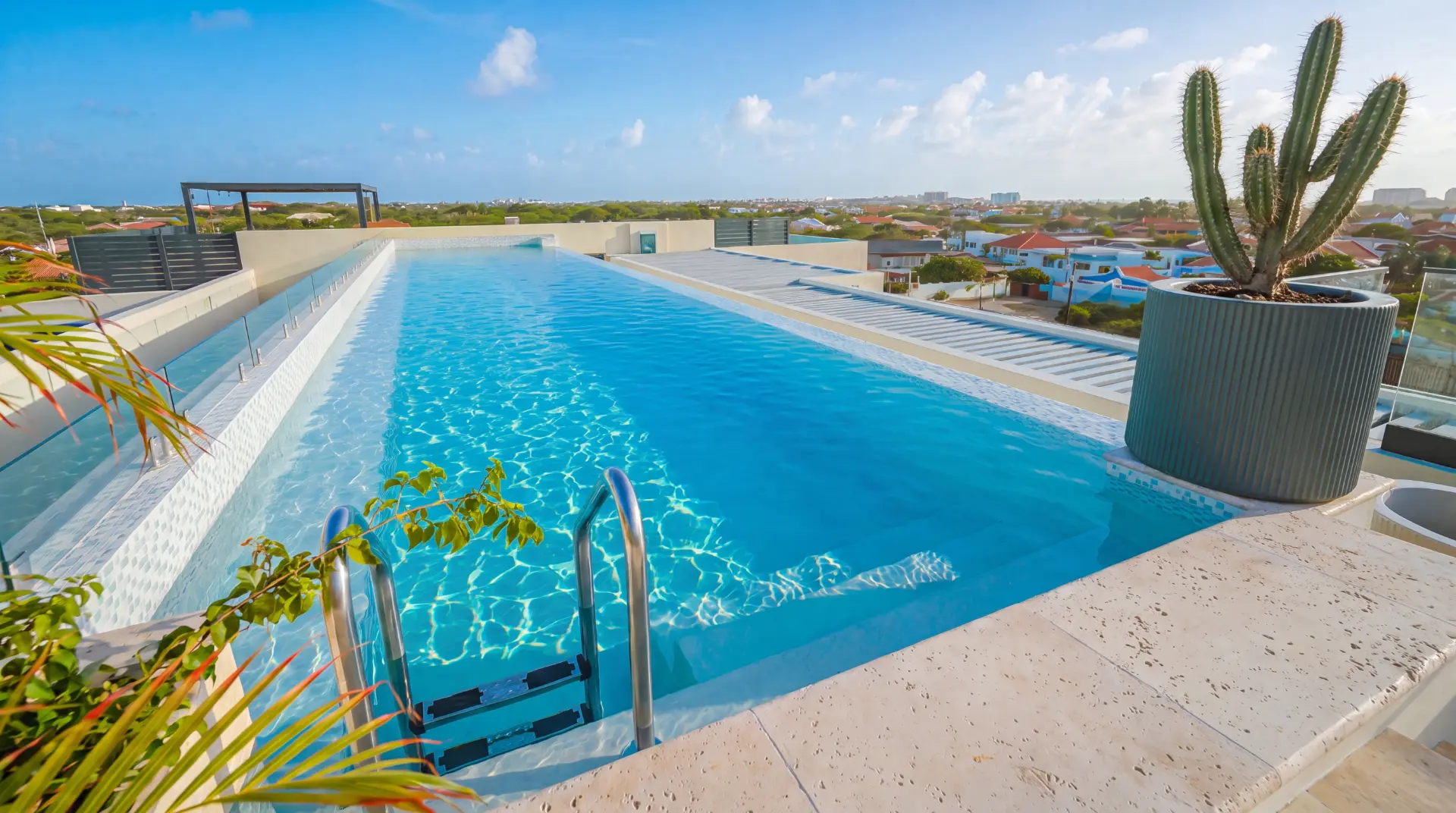 Rooftop Pool — Bonsai Boutique Aruba